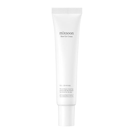 mixsoon Bean Eye cream - Nourishing and Firming for Dark Circles, Puffiness, Fermented Bean and Peptide Complex Niacinamide 20ml / 0.67 fl.oz. Korean Glass Skin Care