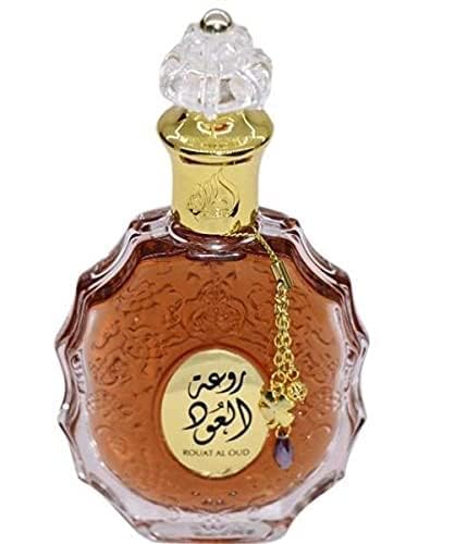 Lattafa Rouat Al Oud for Unisex Eau de Parfum Spray, 3.4 Ounce (Pack of 2)