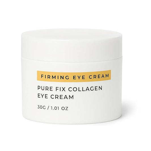 Pure Fix Collagen Eye Cream – Firming Korean Eye Cream for Fine Lines, Puffiness, Dark Circles & Dry Under Eyes – Hydrating Anti-Aging Eye Cream – 30g / 1.01 oz
