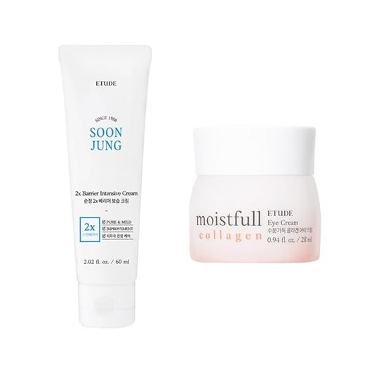 ETUDE SoonJung 2x Intensive Cream (Rich Moisture) Moistfull Collagen Korean Eye Cream