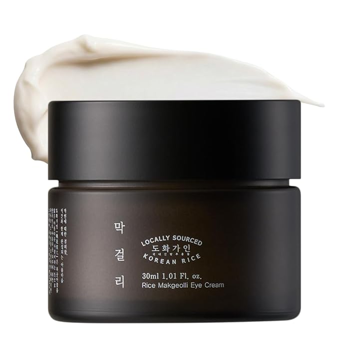 Rice Makgeolli Eye Cream – Deeply Hydrating & Nourishing – Made with Domestically Sourced Korean Rice – 30 ml (1.01 Fl Oz) – Korean Skincare
