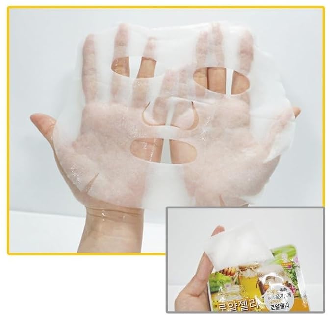 TNB Natureby コラーゲンエッセンス 韓国 フェイスマスク (10枚入り)、保湿マスクシートパック、全肌タイプ対応 韓国スキンケア。(アロエ)