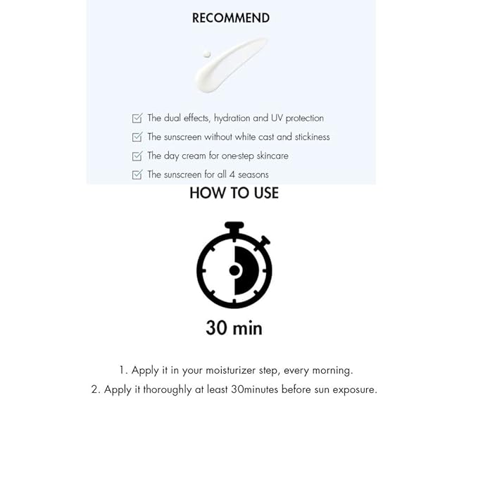 Dr.Ceuracle Hyal Reyouth Moist SunㅣSkin Concernㅣ Essence-like Sunscreen without stickiness