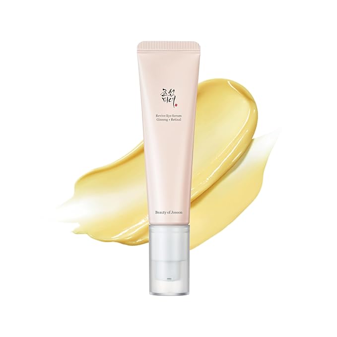 Beauty of Joseon Revive Eye Serum with Retinal Niacinamide (30ml, 1.01 fl.oz.) with Revive Ginseng Eye Patch (60 Sheets / 30 Pairs), Korean Skincare