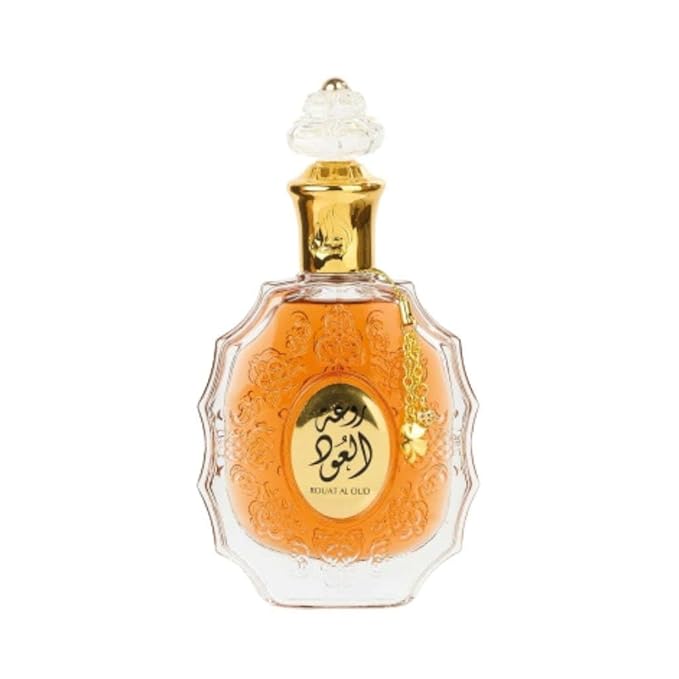 Lattafa Rouat Al Oud for Unisex Eau de Parfum Spray, 3.4 Ounce (Pack of 2)