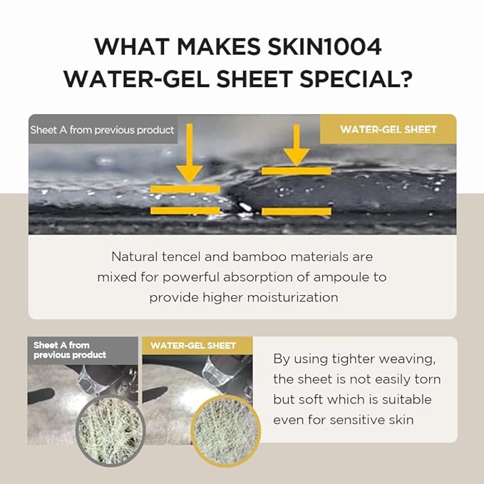SKIN1004 Madagascar Centella Watergel Sheet Ampoule Mask, 1box - 5ea