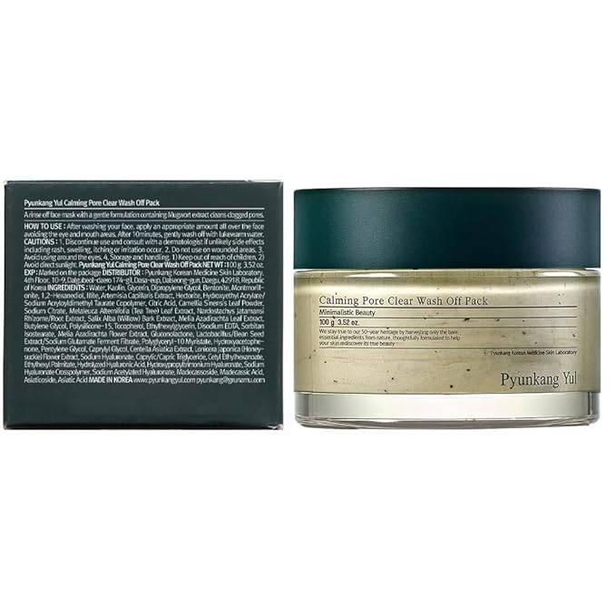 Pyunkang Yul カーミング ポアクリア ウォッシュオフマスク 100ml