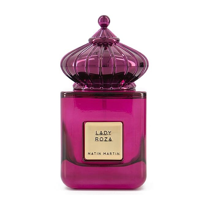 Matin Martin Lady Roza - Luxury Arabian Perfume for Women - Floral Fragrance with Notes of Bergamot, Rose, Vetiver, Cedar - Arabic Long Lasting Scent - Eau de Parfum - Travel Size - 3.4 oz EDP Spray