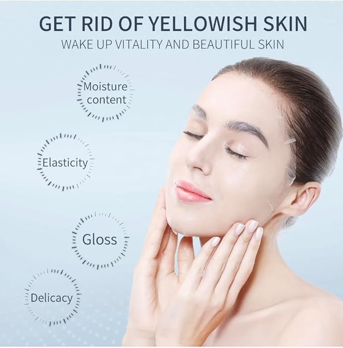 Sakura Brightening Sheet Mask (10 Pack) – Hydrating Face Masks with Sakura Extract & Arbutin – Helps Improve the Look of Dullness, Dark Spots & Uneven Tone – Gentle for Sensitive Skin