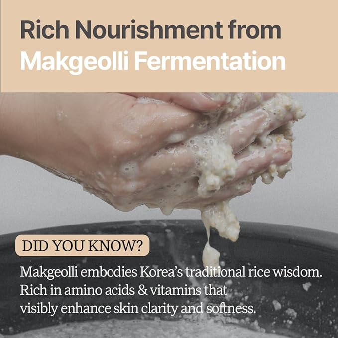 Rice Makgeolli Eye Cream – Deeply Hydrating & Nourishing – Made with Domestically Sourced Korean Rice – 30 ml (1.01 Fl Oz) – Korean Skincare