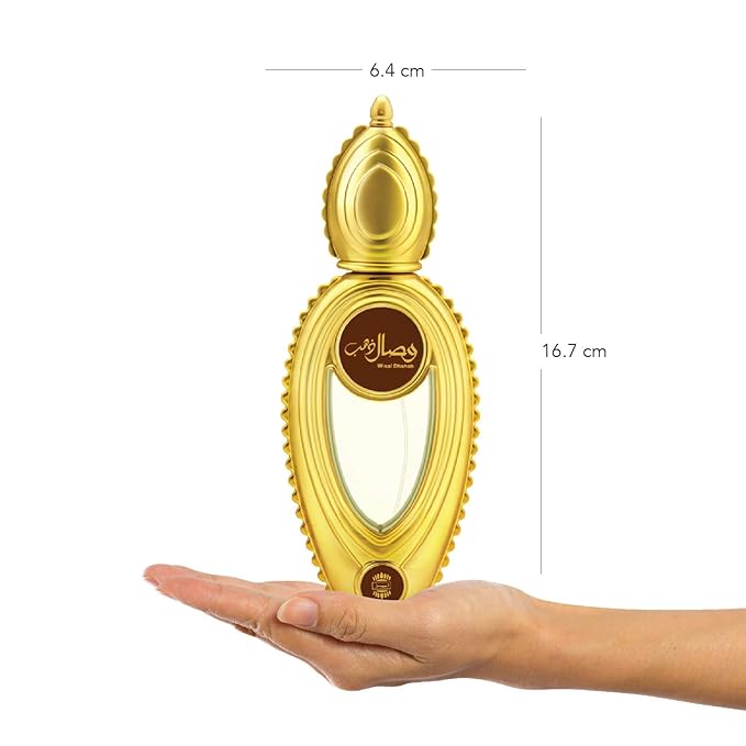 Ajmal Wisal Dhahab Original Honey Oud Eau de Parfum for Men & Women – 1.7 fl oz | Premium Long Lasting Scent Woody Amber Men Perfume with Honey Oud & Musk | Luxury Arabic Fragrance from Dubai