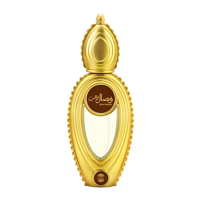 Ajmal Wisal Dhahab Original Honey Oud Eau de Parfum for Men & Women – 1.7 fl oz | Premium Long Lasting Scent Woody Amber Men Perfume with Honey Oud & Musk | Luxury Arabic Fragrance from Dubai
