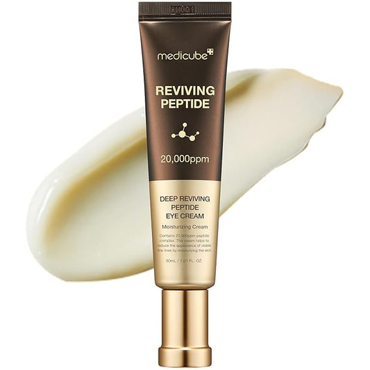 medicube Eye Serum with Deep Reviving Peptide | Eye Treatment Serum with Multi Peptides, Niacinamide & Squalane | Reduces Signs of Aging and FIne Lines | Korean Skincare, 1.01 fl.oz