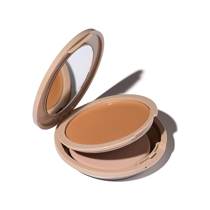 No Makeup Makeup Foundation, Weightless Cream-Balm Formula Conceals, Corrects and Camouflages with Skin-Tone Adaptive Flexshade Technology, Buildable, Long-Lasting, Cruelty-Free, Vegan, Tan