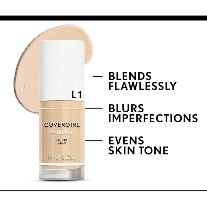 Covergirl トゥルーブレンド リキッドファンデーション M3 ゴールデンベージュ 30ml (パッケージは異なる場合があります)