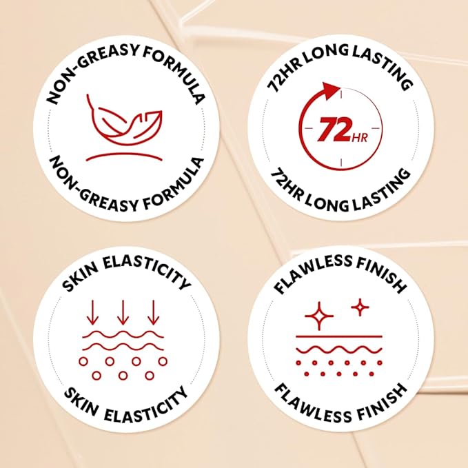 [*Mini Size*] TIRTIR Mask Fit Red Cushion Foundation | Full coverage, Weightless, Skin fit, Satin Glow Finish, Korean Makeup BB Foundation, beauty, Tattoo cover up, Buildable (#10C Shell, 0.15 Fl Oz)