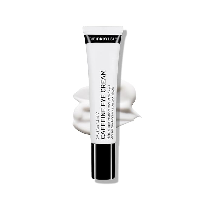 The INKEY List Caffeine Eye Cream, Reduce Eye Puffiness and Dark Circle, Blur Fine Lines, 0.5 fl oz