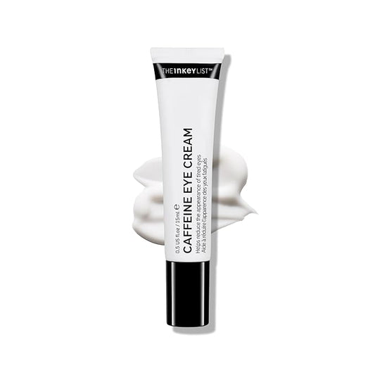 The INKEY List Caffeine Eye Cream, Reduce Eye Puffiness and Dark Circle, Blur Fine Lines, 0.5 fl oz