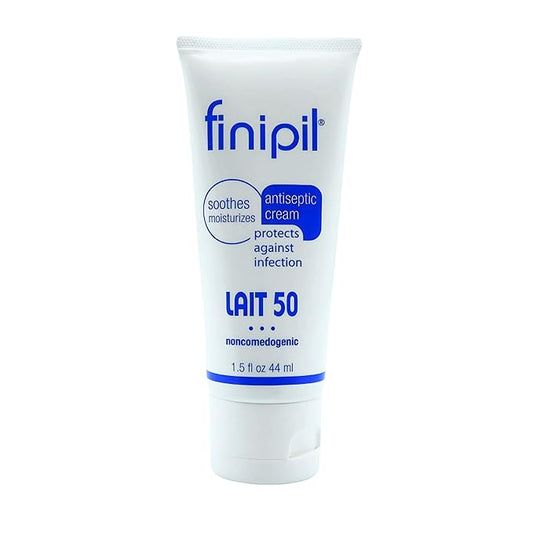 Lait 50 Antiseptic Cream – Post Hair Removal & Ingrown Hair Treatment, Cools & Soothes Skin, 1.5 Ounce