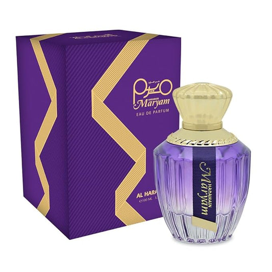 Al Haramain Maryam - Arabian Perfume for Women - Long Lasting Floral Fragrance with Notes of Cardamom, Saffron, Sandalwood, Musk & Amber - Arabic Eau de Parfum - 3.33 oz EDP Spray
