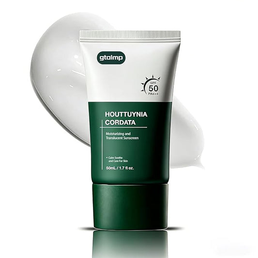 Silky Moisture Sunscreen, Moisture Daily Sunscreen, Korean SPF 50+ PA++++ Clear Filter Sun Essence, No White Cast, Hydrating, Moisturizing, Cools Down, Light Finish