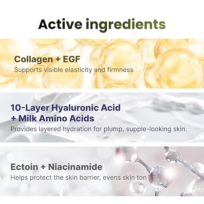 PO:DL Hyaluronic Hydrogel Mask with Collagen Niacinamide | Elasticity Wrinkle Improvement Pore Care Glow Skin| Overnight Soothing Deep Hydration Spa Facial Mask | Korean Skin Care 1.48oz x 4ea