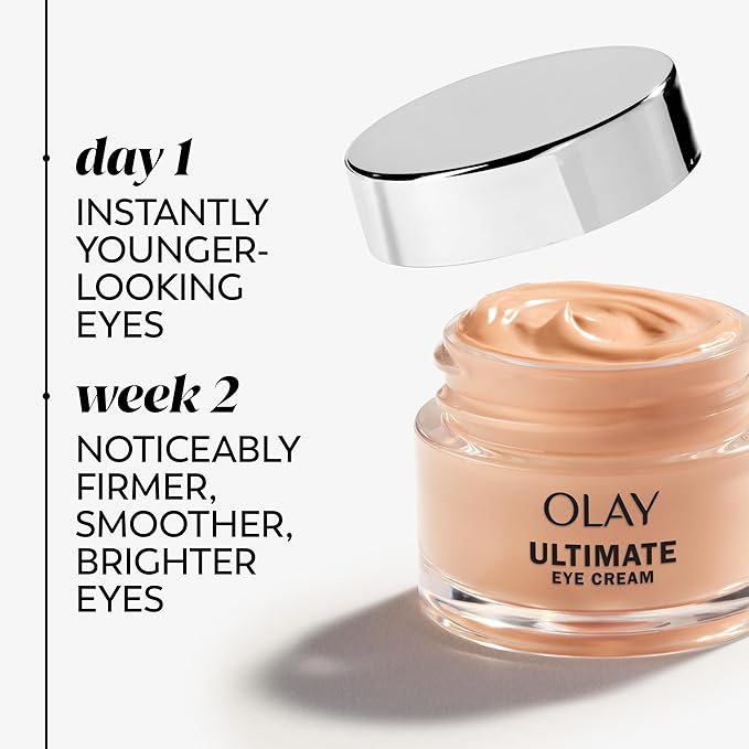Olay Eyes Ultimate Eye Cream for Dark Circles,Wrinkles and Puffiness,13 ml (0.4 fl. oz.),(Pack of 2)