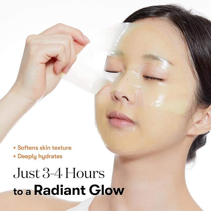 VT COSMETICS Vita-Light Reedle Shot 100 2-Step Hydrogel Mask(34.5gx4ea), Intensive Glowing, Exosome Glutathione Face Mask, Overnight Melting Mask, Korean Facial Mask
