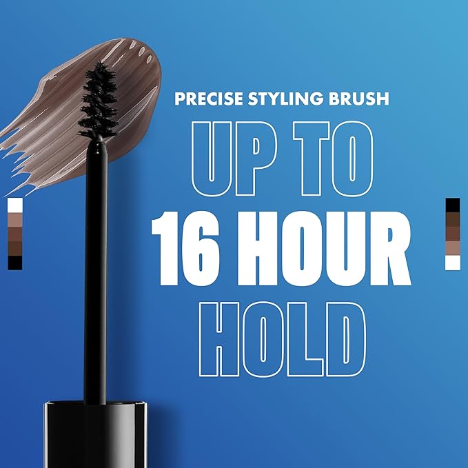 NYX PROFESSIONAL MAKEUP ザ ブロウ グルー エクストリームホールド ティンテッドアイブロウジェル - ダークブラウン