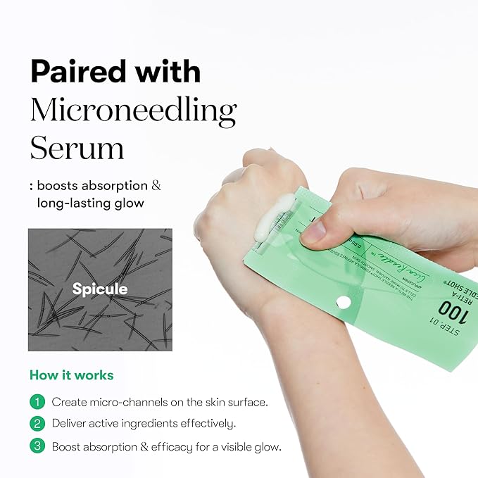 VT COSMETICS Reti-A Reedle Shot 100 2-Step Hydrogel Mask(34.5gx4ea), Intensive Tightening, Exosome Retinol, Overnight Melting Mask, Ideal for Retinol Beginners, Korean Facial Mask