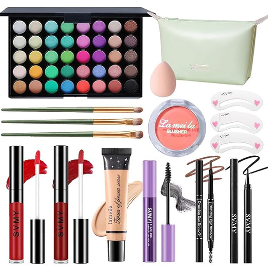 Makeup Set for Women, Makeup Full Kit for Beginners & Professionals, Travel Make up Set for Teens & Adults, Make up Gift Set for Girls, Eyeshadow Palette, Lip Gloss