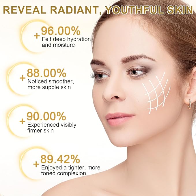 Snail Mucin Glass Glow Hydrogel Mask、コラーゲンフェイスマスク スキンケア、コラーゲンナイトラッピングマスク、韓国フェイスマスク スキンケア (8枚)