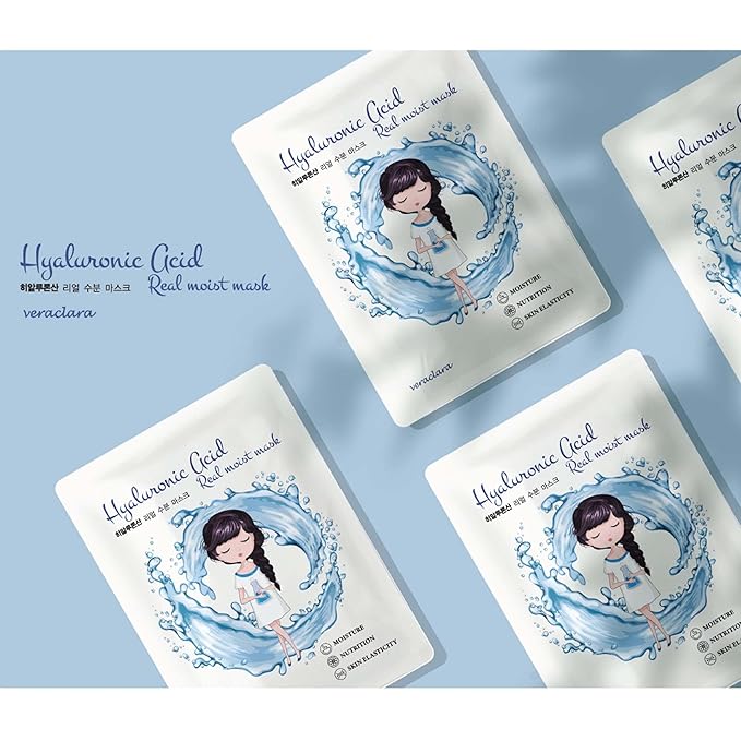 Veraclara] Facial Face Mask | Korean Skin Care Mask… (32-REAL-COMBO-A)