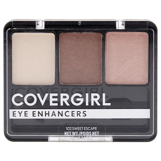 COVERGIRL - アイエンハンサー 3色アイシャドウキット、シルキーでシアーなフォーミュラ、両端アプリケーター付き、100%クルエルティフリー