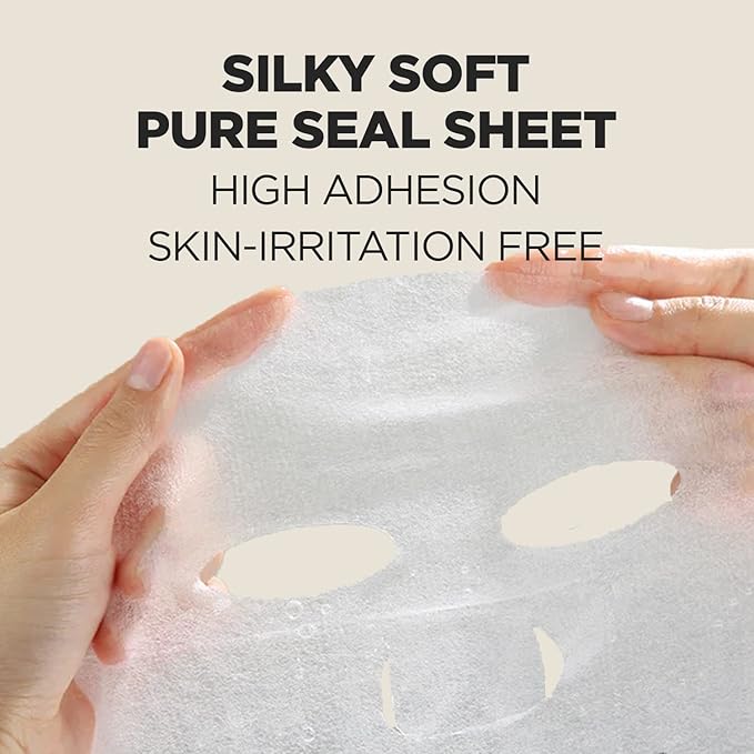 THESAEM Natural Sheet Mask Pack Set 20 Sheets - Korean Face Mask Variety Pack - Moisturizing, Revitalizing, Soothing, Elasticity - Vegan Sheet Essence Masks for All Skin Types