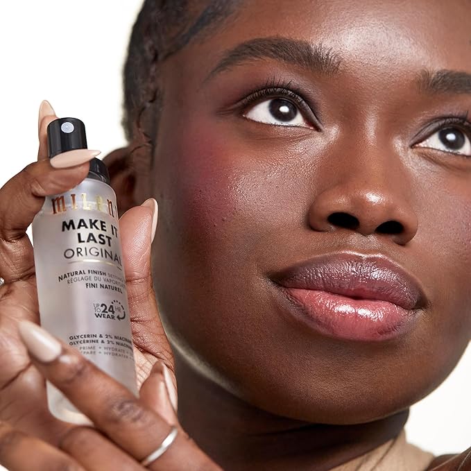 Milani Make It Last セッティングスプレー＋プライマー – オリジナル ナチュラルフィニッシュ、24時間持続 ロングラスティング メイクアップシーラー＆フィニッシングスプレー、クルエルティフリー ヴィーガンフェイスミスト、2.03液量オンス