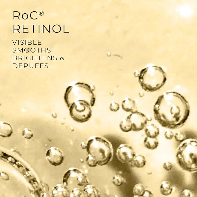 RoC Retinol Correxion Under Eye Cream for Dark Circles & Puffiness, Daily Wrinkle Cream, Anti Aging Skin Care Treatment Women and Men, 0.5 oz (Packaging May Vary)