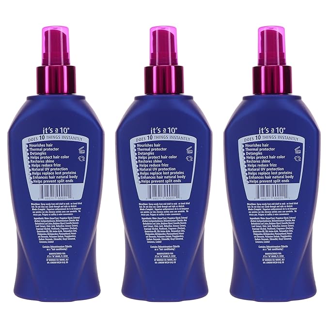 It's a 10 ヘアケア ミラクルリーブイン製品 10液量オンス (3個パック)