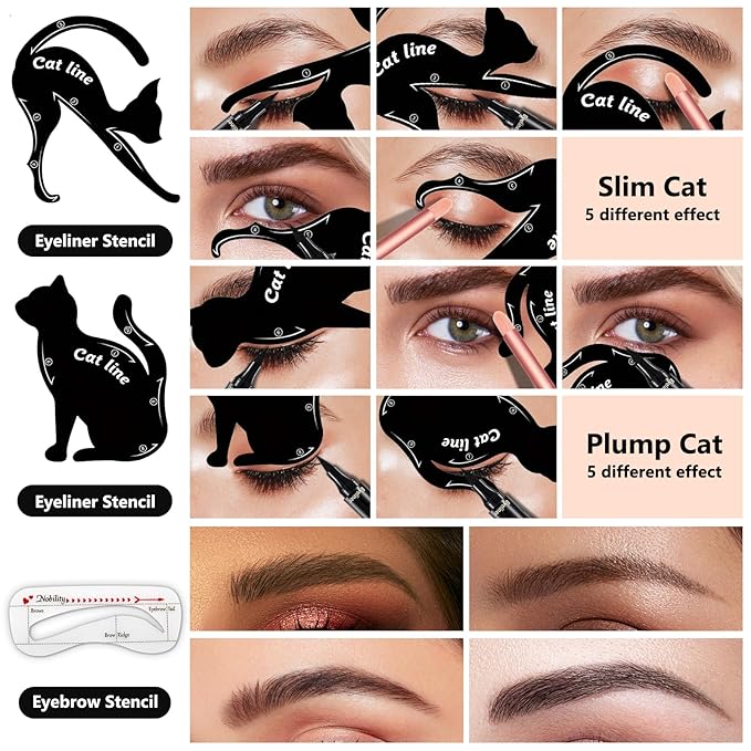 女性用オールインワンメイクアップキット フルセット、コスメギフトセット、ファンデーション、フェイスプライマー、アイシャドウ、コントゥールパレット、リップスティック、アイライナー、マスカラ、コスメブラシセットを含む必須メイクアップバンドル