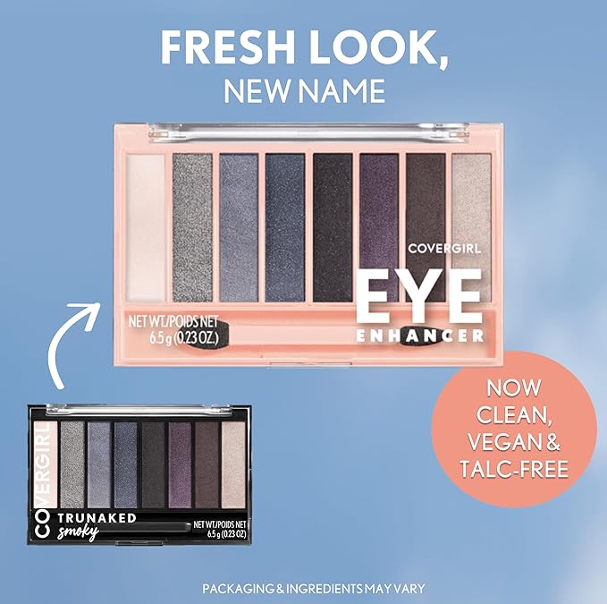 COVERGIRL アイエンハンサー アイシャドウパレット、820 スモーキー（パッケージは異なる場合があります）