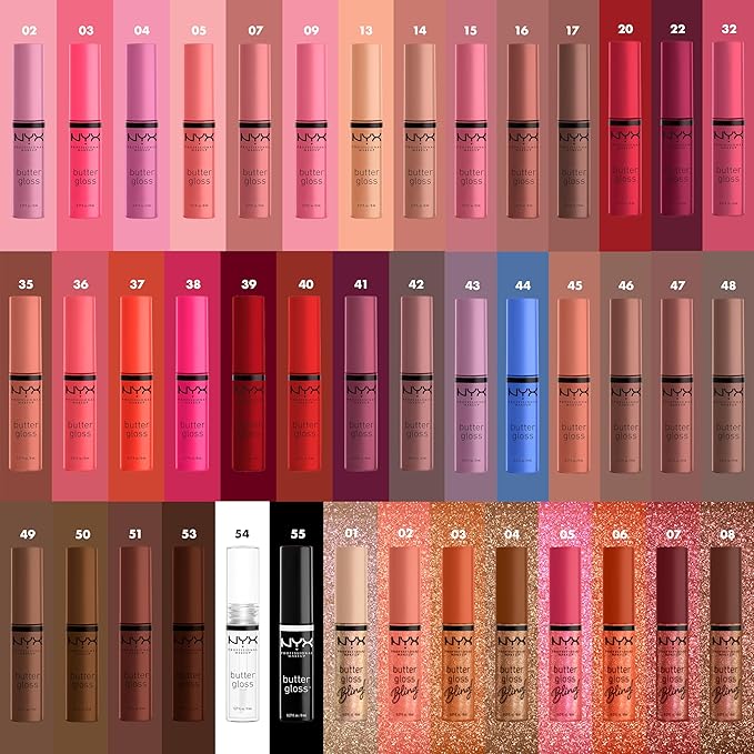 NYX PROFESSIONAL MAKEUP バター グロス ブリング リップ グロス、べたつかずツヤのあるヴィーガンリップメイク - Bring The Bling